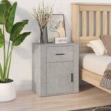  Noćni ormarić Siva boja betona 50x36x60cm od konstruiranog drva | Eponuda.ba