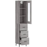  Visoka komoda siva sonome 34,5x34x180 cm od konstruiranog drva | shoptok.hr