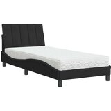  Krevet s madracem crni 80 x 200 cm baršunasti | shoptok.hr