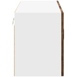  Zidni stakleni ormarić Lucca Dimljeni hrast 80 x 31 x 40 cm | shoptok.hr