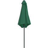  Vrtni suncobran s aluminijskim stupom 270 x 246 cm zeleni | shoptok.hr