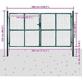  Vrtna mrežasta vrata, ograda, vrata, zidna rešetka 300 x 175 cm | shoptok.hr
