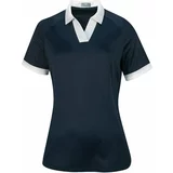 Callaway Womens Short Sleeve V-Placket Colourblock Polo Peacoat XS