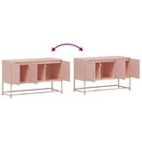 vidaXL TV ormarić ružičasti 100,5x39x60,5 cm čelični | shoptok.hr