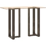  Noge za barski stol T-oblika 2 kom Crne 50x35x(100-101) cm Čelik | Eponuda.com