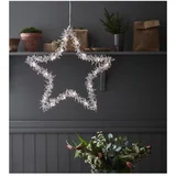 Božična viseča svetlobna dekoracija Tangle Star, višina 45 cm