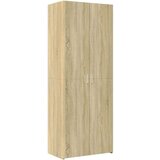 vidaXL Ormarić za pohranu boja hrasta sonome 70 x 42,5 x 225 cm drveni | shoptok.hr