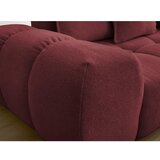 Bobochic Paris Bordo rdeča sedežna garnitura iz šenilje 278 cm Everest – | Shoptok.si