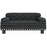  Krevet za pse crni 70 x 45 x 30 cm od umjetne kože | shoptok.hr