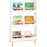 SoBuy knjižna omara za otroke v beli barvi v skandinavskem slogu, (20815179) | Shoptok.si