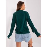 Wool Fashion Italia Sweater-AT-SW-2326.37X-dark green | Shoptok.si