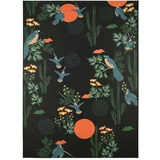 Nattiot Crni tepih 123x180 cm Bloom -
