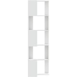  Kutni regal za knjige s 5 razine bijeli 50x50x179 cm drveni | Eponuda.com