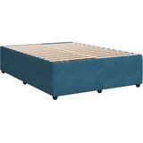 vidaXL krevet box spring s madracem plavi 160 x 200 cm baršunasti | shoptok.hr