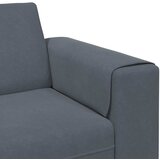  Kauč za dnevni boravak 3 pcs Tamno siva 250 x 188 x 76 cm | Eponuda.com