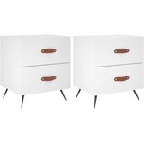  Noćni ormarići 2 kom bijeli 40x35x47,5 cm od konstruiranog drva | shoptok.hr