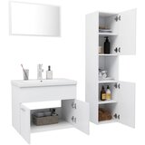  Set kupaonskog namještaja od konstruiranog drva bijeli | shoptok.hr