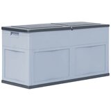  Vrtna kutija za pohranu 320 L sivo-crna | shoptok.hr