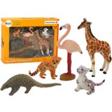  Set of Animals Figurines Giraffe Flamingo Elephant Tiger | shoptok.hr
