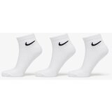 Nike Everyday Cush Ankle Socks 3-Pack White/ Black Cene
