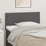 vidaXL Uzglavlje sivi 90x5x78/88 cm od umjetne kože Cijene