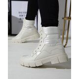 Resti Cream women's non-insulated bagger boots Qertera- Footwear | ePonuda.com