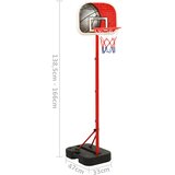  Prijenosni košarkaški set podesivi 138,5 - 166 cm | Eponuda.com