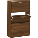 Maison Chic Omarica za obutev - Kopa za čevlje rjavi hrast 63x24x103 cm inženirski les, (21777854) | Shoptok.si