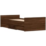  Kreveta s uzglavljem i podnožjem boja hrasta 90 x 200 cm | shoptok.hr