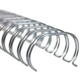 Klipko spirala za vezavo KLSZS047 žica 4,7 mm srebrne, 100 kos 3:1 | Shoptok.si