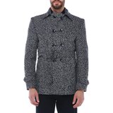 Dewberry K7539 SLIM-FIT MEN'S COAT-PATTERNED NAVY BLUE | shoptok.hr