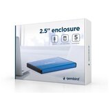 Gembird Eksterno kućište za 2.5 inča SATA HDD/SSD diskove, aluminijumsko, tamno-plavo (EE2-U3S-3-DB) Cene