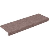  Prostirke za stepenice samoljepljive 15 kom 65x21x4 cm svijetlosmeđa pravokutni rub | shoptok.hr
