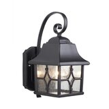 Elstead Lighting Elstead Kent Zunanja stenska svetilka z 1 lučjo, črna, IP44, E27, (22100169) | Shoptok.si