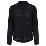 Only Topi & Bluze Zeke Shirt - Black/Allover Črna Cene