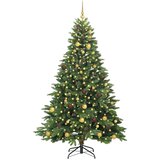  Umjetno božićno drvce s stalakom Zelena 210 cm PE i PVC | shoptok.hr