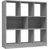 Maison Chic Knjižna omara - Knjižni regal siva sonoma 97,5x29,5x100 cm inženirski les, (21724797) Cene