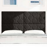 vidaXL vzglavje z dizajnom diamantnih blokov črno 160 cm žamet, (22080574) | Shoptok.si