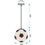 Toolight Stropni luster APP1287-1CP | shoptok.hr