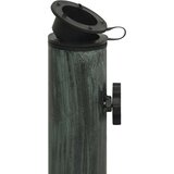 vidaXL podstavek za senčnik zelen 44x44x31 cm lito železo | Shoptok.si
