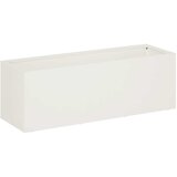  Vrtna saksija 2 kom. Bijela 40 x 20 x 20 cm Čelična vrata | shoptok.hr