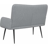 SOFA za dvije osobe Svijetlo siva 115 x 61 x 87 cm tkanina | shoptok.hr