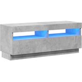 TV ormarić s LED svjetlima siva boja betona 100 x 35 x 40 cm | Eponuda.ba