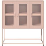  Komoda ružičasta 100 5x39x107 cm hladno valjani čelik | shoptok.hr