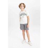 Defacto Boy Printed Short Sleeve T-Shirt Shorts 2 Piece Set Cene