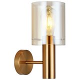  ITALUX WL-5581-1A-BRO+AMB - Zidna svetiljka SARDO 1xE27/40W/230V mesing | Eponuda.com
