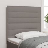  LED vzglavje z linijskim dizajnom Taupe 100 cm Tkanina, (22080246) Cene