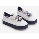 Boto Children's sneakers with velcro white-navy Pennyn | Shoptok.si