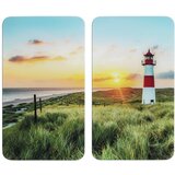 Maximex Plošča za štedilnik iz kaljenega stekla v kompletu 2 kos 52x30 cm Lighthouse - Maximex | Shoptok.si