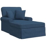  Ležaljka s suknjom s jastukom s jastukom 3 pcs Plava tkanina | shoptok.hr